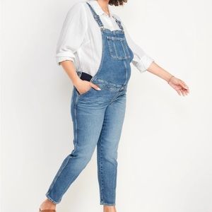 Maternity Straight Jean Overalls